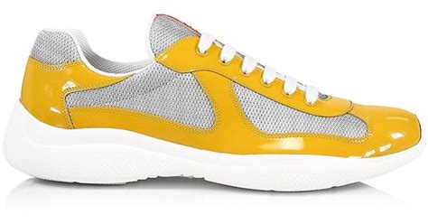 yellow prada americas cup|prada americas cup sneakers sale.